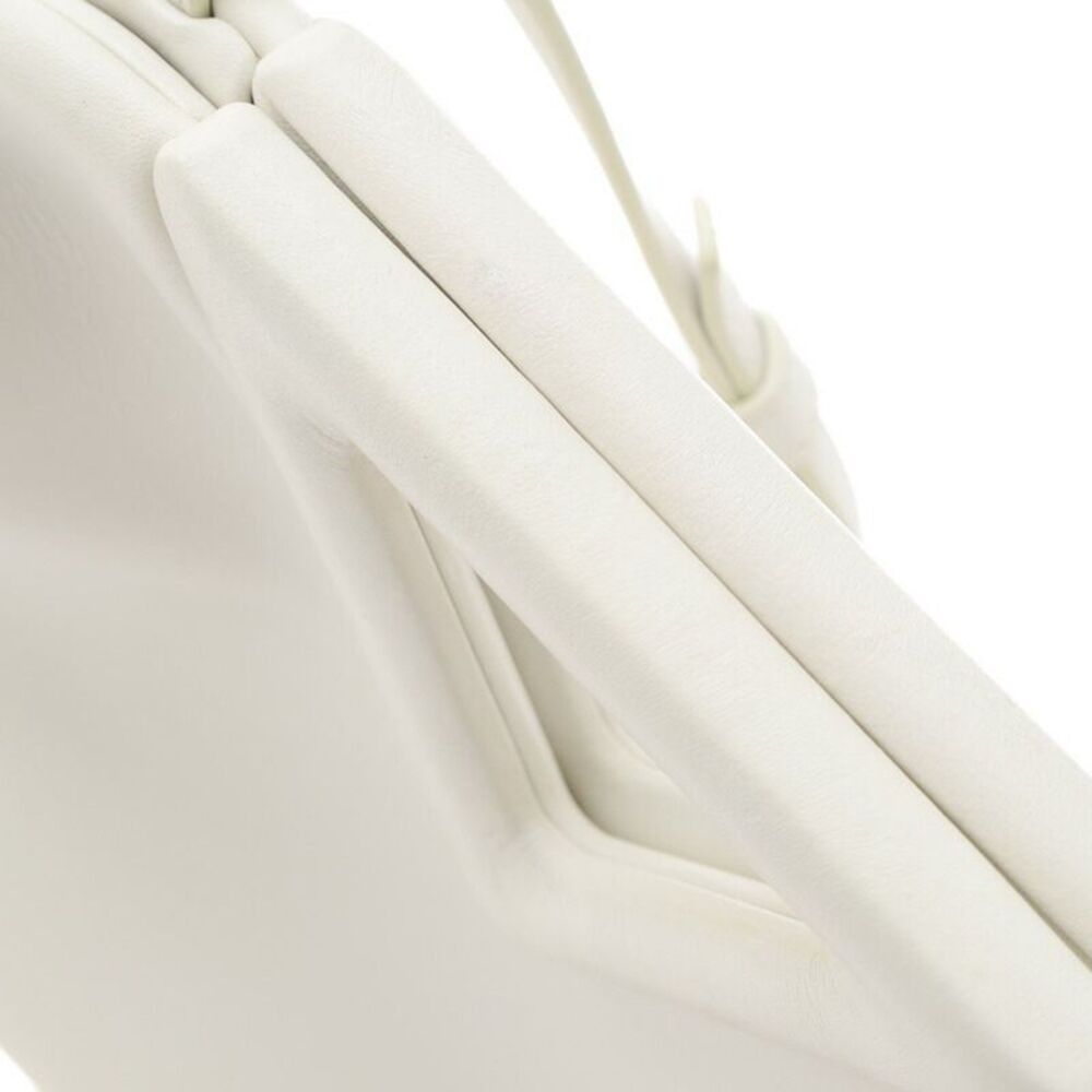 Bottega Veneta Point White Leather Shoulder Bag (Pre-Owned) - Picture 7 of 7